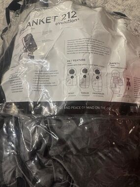 Blanket 212 Evolution Kids Footmuff - Black